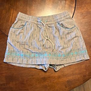 Toad & Co. Embroidered Skort